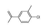1-氯-2-甲基-4-(丙-1-烯-2-基)苯 结构式