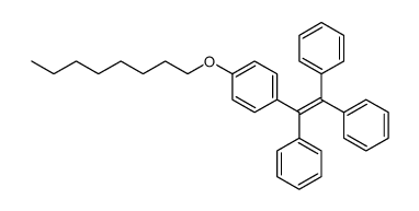 (2-(4-(octyloxy)phenyl)ethene-1,1,2-triyl)tribenzene 结构式