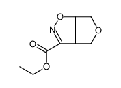 3A,4,6,6A-四氢呋喃并[3,4-D]异噁唑-3-羧酸乙酯 结构式