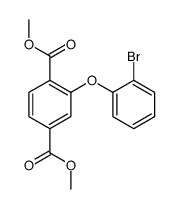 2-(2-溴苯氧基)对苯二甲酸二甲酯 结构式