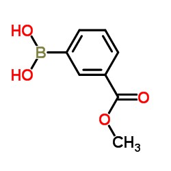 3-甲氧基羰基苯硼酸 结构式