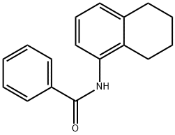 N-(5,6,7,8-四氢-1-萘基)苯甲酰胺 结构式
