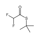 Ethanethioic acid, difluoro-, S-(1,1-dimethylethyl) ester 结构式