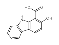 2-羟基-9H-咔唑-1-羧酸 结构式