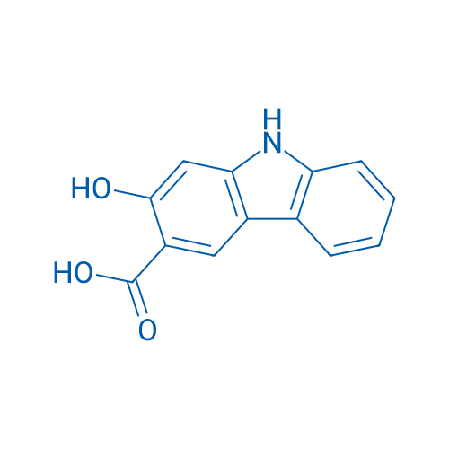 2-羟基咔唑-3-羧酸 结构式