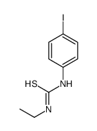 N-乙基-N'-(4-碘苯基)硫脲 结构式