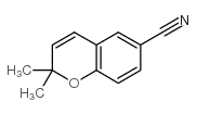 2,2-二甲基-2H-1-苯并吡喃-6-甲腈 结构式
