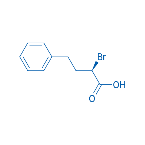 (R)-2-溴-4-苯基丁酸 结构式
