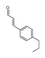 3-(4-丙基苯基)丙烯醛 结构式