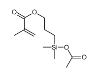 2-Propenoic acid, 2-methyl-, 3-[(acetyloxy)dimethylsilyl]propyl ester 结构式