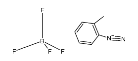 2-甲基苯重氮四氟硼酸盐 结构式