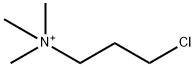 3-氯-N,N,N-三甲基-1-丙铵阳离子 结构式