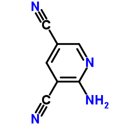 2-氨基-3,5-二氰基吡啶 结构式
