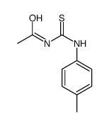 Acetamide, N-[[(4-methylphenyl)amino]thioxomethyl]- 结构式