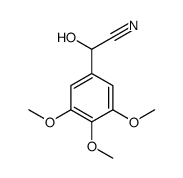 (3,4,5-trimethoxyphenyl)glycolonitrile 结构式