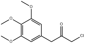 1-氯-3-(3,4,5-三甲氧基苯基)丙-2-酮 结构式