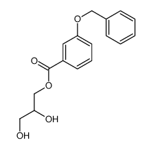 3-(苄氧基)苯甲酸-2,3-二羟丙酯 结构式
