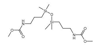 7,14-Dioxa-2,12-diaza-6,8-disilapentadecanoic acid, 6,6,8,8-tetramethyl-13-oxo-, methyl ester 结构式