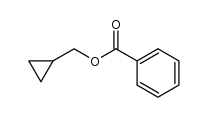 苯甲酸环丙甲基酯 结构式