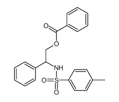 N-[2-(苯甲酰氧基)-1-苯乙基]-4-甲基苯磺酰胺 结构式