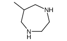 6-甲基-1,4-二氮杂环庚烷 结构式