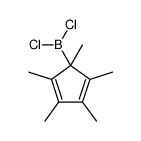 二氯(五甲基环戊二烯基)硼烷 结构式