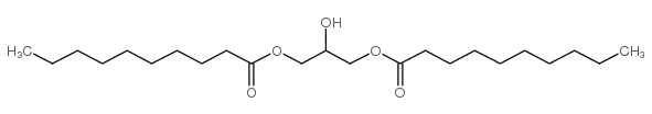 1,3-二癸酸甘油酯 结构式