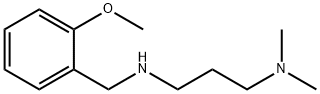 N1-(2-甲氧基苄基)-N3,N3-二甲基丙烷-1,3-二胺 结构式