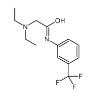 2-(二乙氨基)-N-[3-(三氟甲基)苯基]乙酰胺 结构式