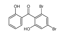 Methanone, (2,4-dibromo-6-hydroxyphenyl)(2-hydroxyphenyl)- 结构式