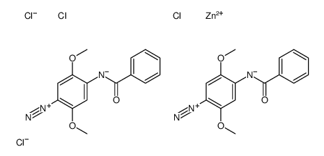 固蓝 RR 盐 结构式