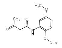 乙酰乙酰-2,5-二甲氧基苯胺 结构式