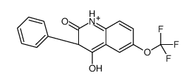 4-羟基-3-苯基-6-(三氟甲氧基)-2(1H)-喹啉酮 结构式