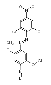 耐晒深蓝R盐 结构式