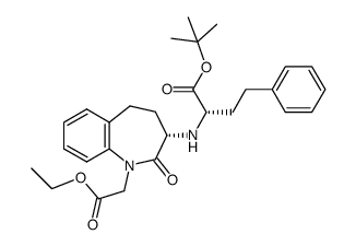 Benazeprilat Ethyl tert-Butyl Diester 结构式