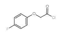 2-(4-氟苯氧基)乙酰氯化物 结构式