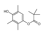 4-羟基-2,3,5-三甲基苯基新戊酸酯 结构式