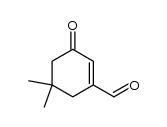 5,5-二甲基-3-氧代-1-环己烯-1-甲醛 结构式