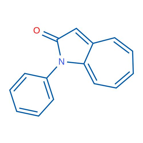 1-苯基环庚并[b]吡咯-2(1H)-酮 结构式