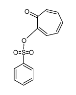 2-[(苯磺酰基)氧基]-2,4,6-环庚三烯-1-酮 结构式