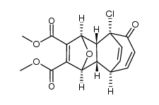 1,4-Epoxy-5,9-etheno-1H-benzocycloheptene-2,3-dicarboxylic acid, 5-chloro-4,4a,5,6,9,9a-hexahydro-6-oxo-, dimethyl ester, (1α,4α,4aβ,5β,9α,9aβ)- (9CI) 结构式