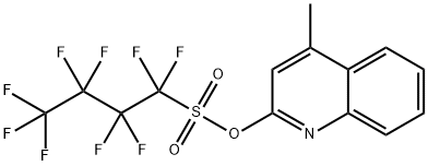 1,1,2,2,3,3,4,4,4-九氟-1-丁磺酸-4-甲基-2-喹啉酯 结构式