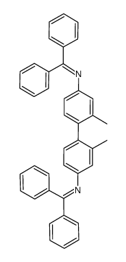 [1,1'-Biphenyl]-4,4'-diamine, N4,N4'-bis(diphenylmethylene)-2,2'-dimethyl- 结构式