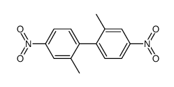 2,2'-二甲基-4,4'-二硝基-1,1'-联苯 结构式