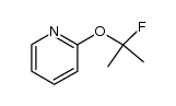 Pyridine, 2-(1-fluoro-1-methylethoxy)- 结构式