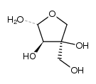 D-Apio-α-D-furanose 结构式