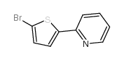 2-(5-溴-2-噻酚)吡啶 结构式