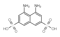 4,5-二氨基萘-2,7-二磺酸 结构式