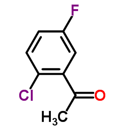 2-氯-5-氟苯乙酮 结构式
