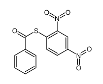 Benzenecarbothioic acid, S-(2,4-dinitrophenyl) ester 结构式